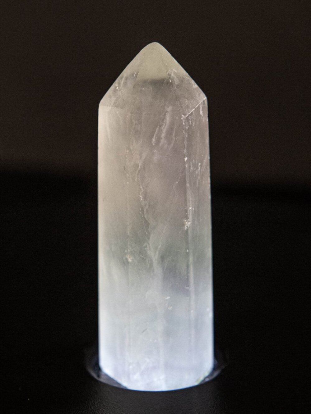 Natural Milky Quartz & Green Serpentine Crystal Tower Set | Polished Generator P - Picture 11 of 11